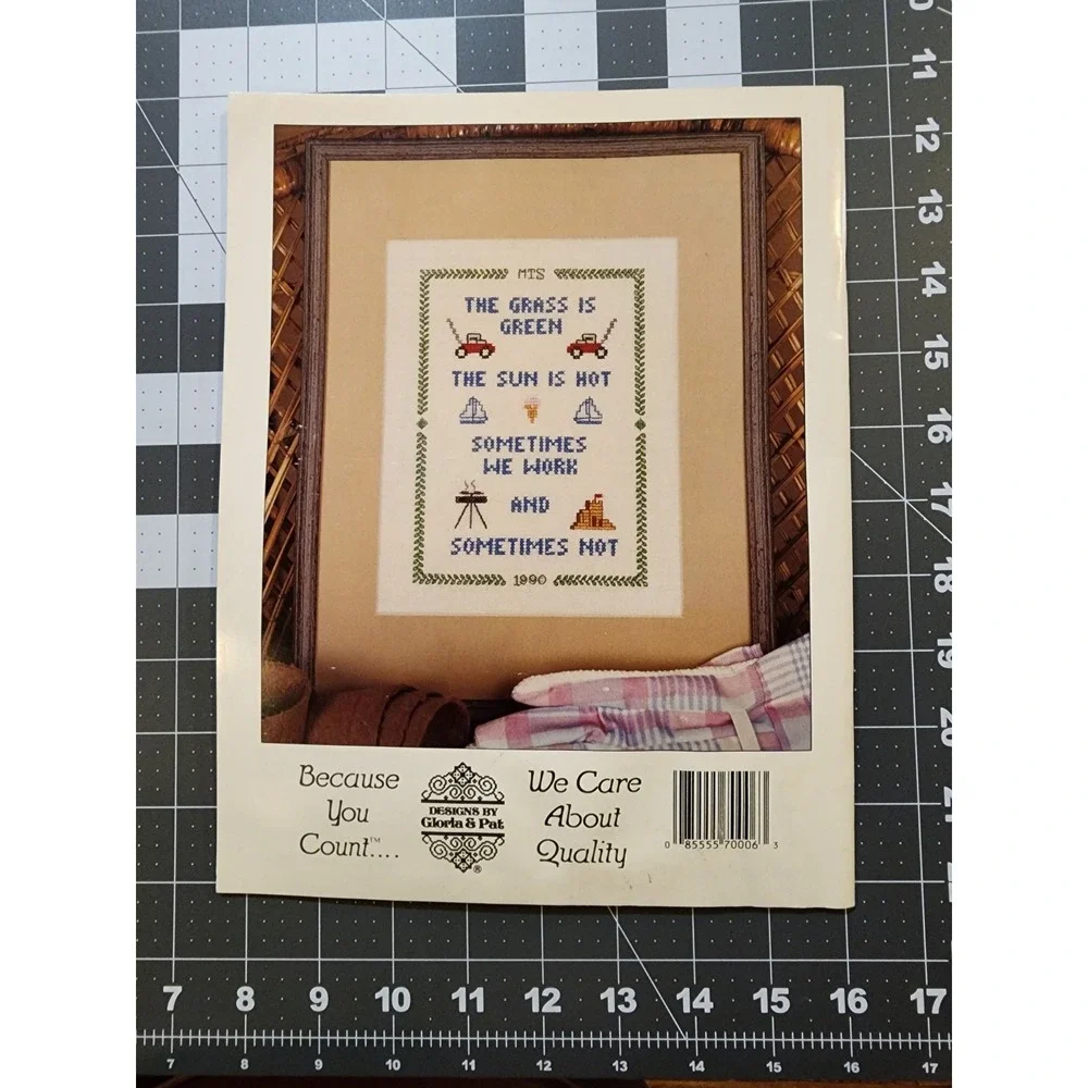 Vintage‎ Linen Quarterly 1990 Projects patterns cross stitch Designs by Gloria